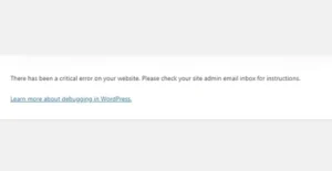 WordPress White Screen of Death (WSOD) DCX
